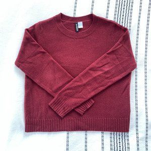 Red Divided Sweater